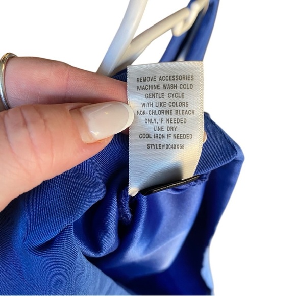 Dressbarn PLUS SIZE Sleeveless Shift Dress Royal Blue Size: 20 - Picture 11 of 13